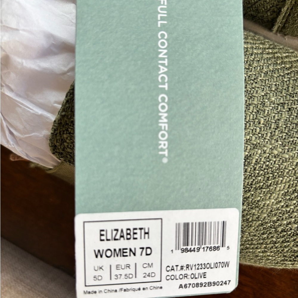 REVITALIGN Olive Textured Slip-Ons - Picture 4 of 4